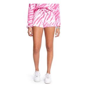 SUNDOWN BY SPLENDID Womens Shorts Pink Tie Drawstring Elastic-waist Juniors S